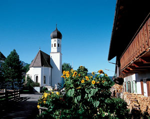 Kirche in Kochel am See